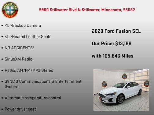 2020 Ford Fusion SEL