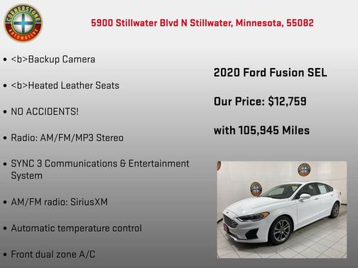 2020 Ford Fusion SEL