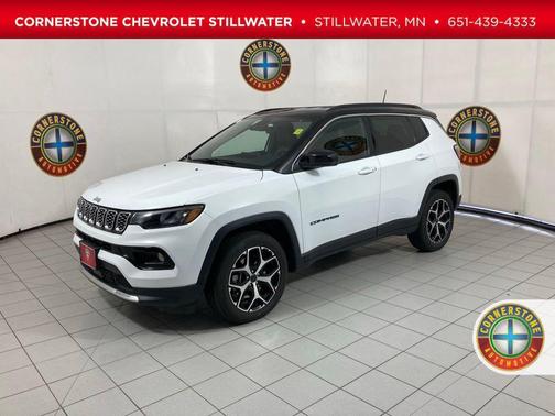 Bright White Clearcoat 2025 Jeep Compass Limited