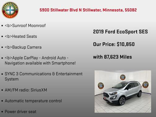 2019 Ford EcoSport SES