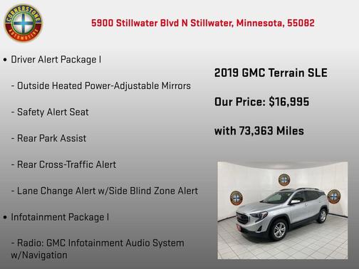 Quicksilver Metallic 2019 GMC Terrain SLE