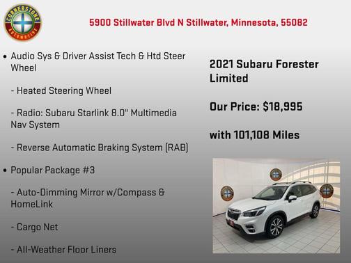 2021 Subaru Forester Limited