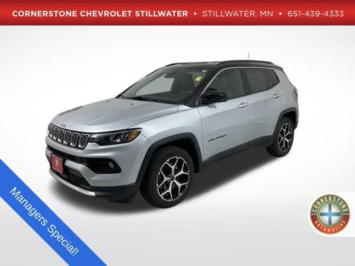 Silver Zynith Metallic Clearcoat 2025 Jeep Compass Limited