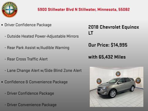 Pepperdust Metallic 2018 Chevrolet Equinox LT