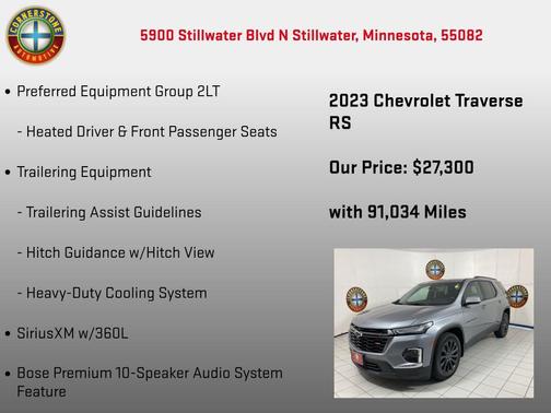 2023 Chevrolet Traverse RS