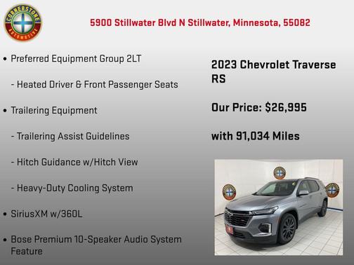 2023 Chevrolet Traverse RS