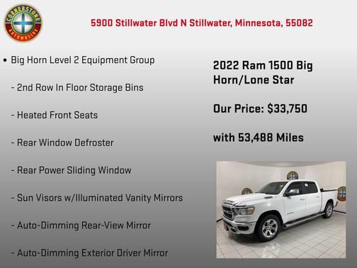 2022 RAM 1500 Big Horn/Lone Star