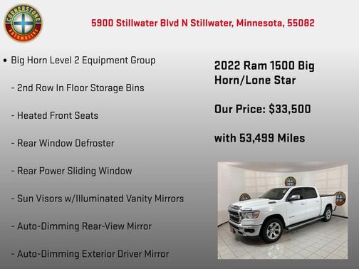 2022 RAM 1500 Big Horn/Lone Star