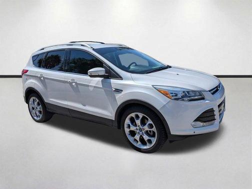 White Platinum Clearcoat Metallic 2015 Ford Escape Titanium