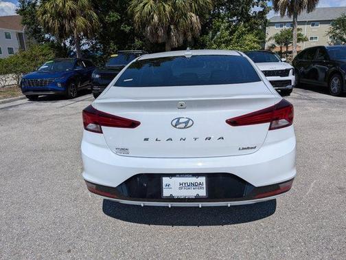 Quartz White Pearl 2020 Hyundai ELANTRA Limited