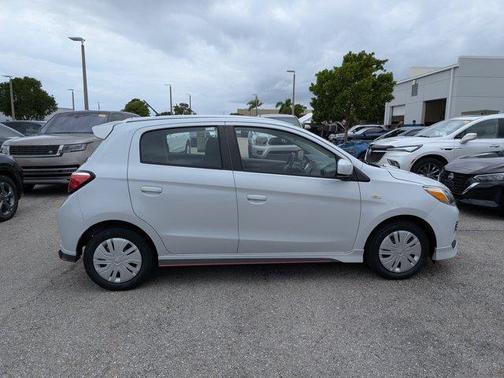 White Diamond 2021 Mitsubishi Mirage Carbonite Edition