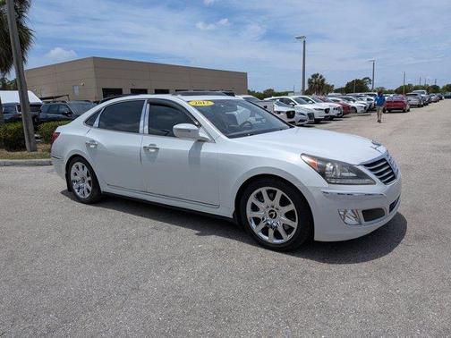 White Satin Pearl 2012 Hyundai Equus Signature