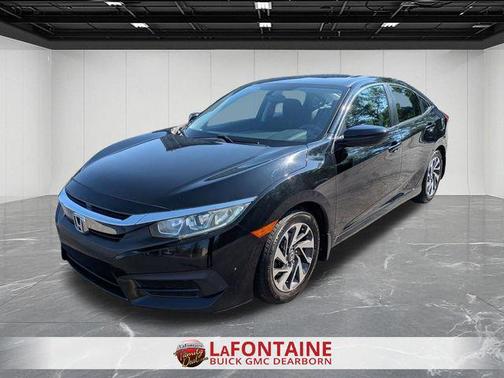 Crystal Black Pearl 2016 Honda Civic EX