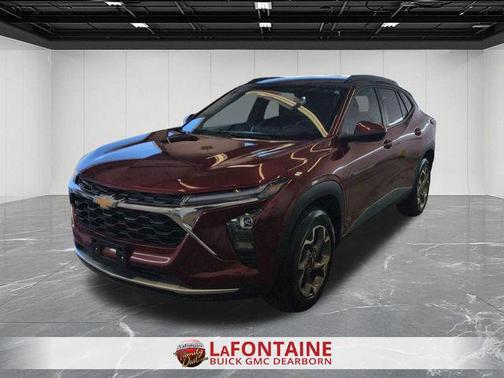 Crimson Metallic 2025 Chevrolet Trax LT