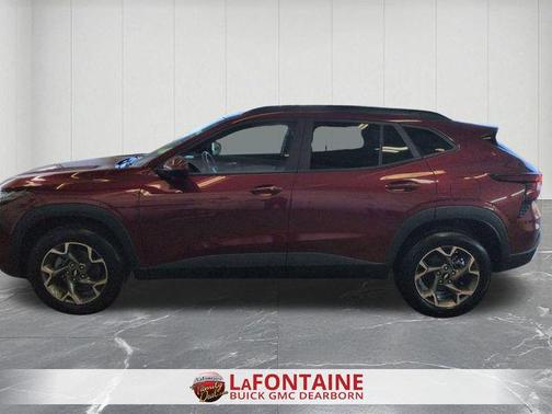 Crimson Metallic 2025 Chevrolet Trax LT