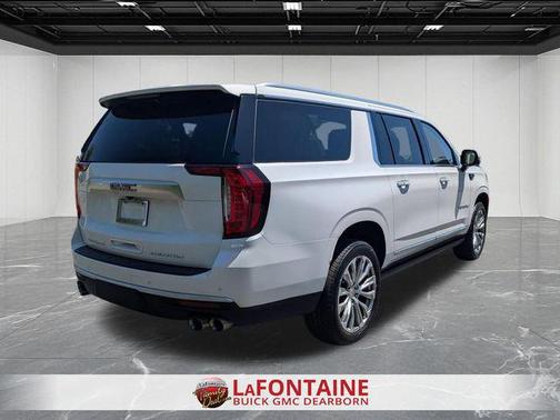 White Frost Tricoat 2023 GMC Yukon XL Denali