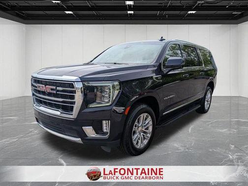 Midnight Blue Metallic 2021 GMC Yukon XL SLT