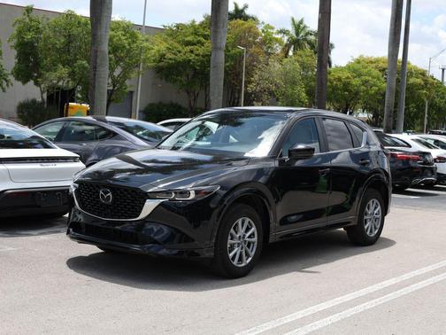 Jet Black Mica 2025 Mazda CX-5 2.5 S Preferred Package