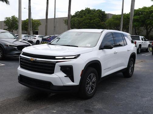 Summit White 2024 Chevrolet Traverse LS