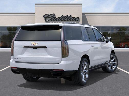Vibrant White 2026 Cadillac Escalade ESV Sport
