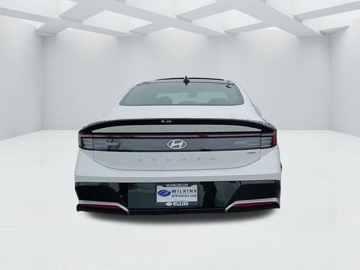 White 2026 Hyundai SONATA Hybrid SEL
