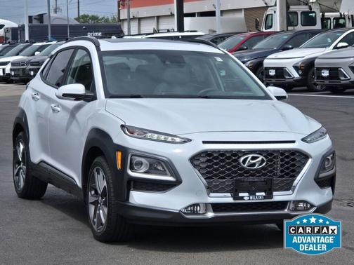Chalk White 2021 Hyundai KONA Limited