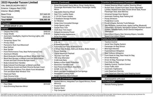 2023 Hyundai TUCSON Limited