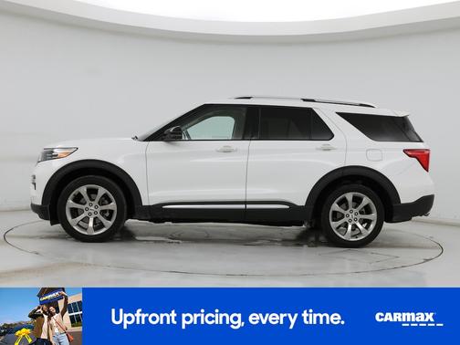 White 2020 Ford Explorer Platinum