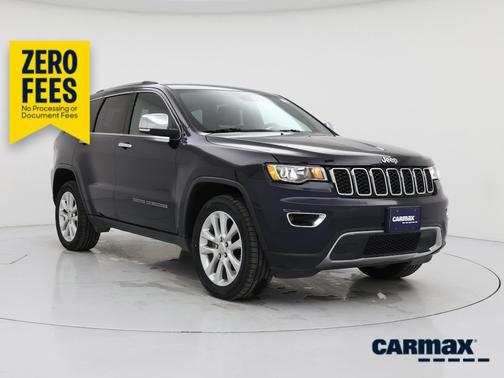 Blue 2017 Jeep Grand Cherokee Limited