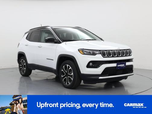 White 2022 Jeep Compass Limited