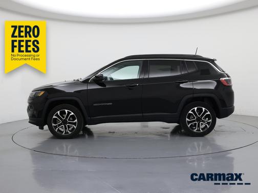 Black 2022 Jeep Compass Limited