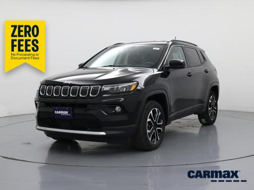 Black 2022 Jeep Compass Limited