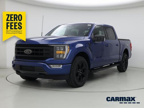 Blue 2022 Ford F-150 XLT