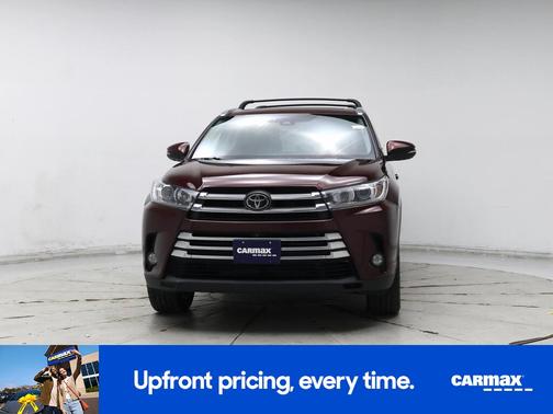 Burgundy 2018 Toyota Highlander Limited Platinum