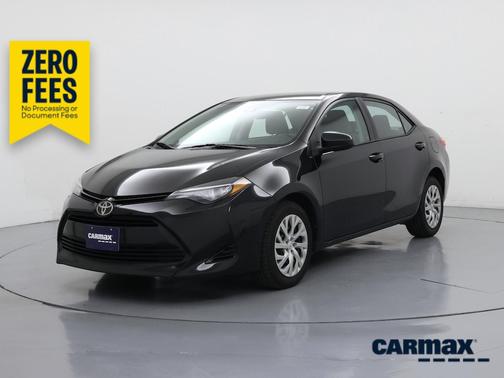 Black 2017 Toyota Corolla LE