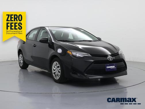 Black 2017 Toyota Corolla LE