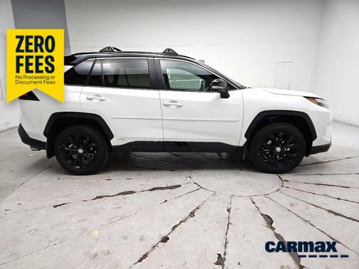 White 2023 Toyota RAV4 Hybrid XSE