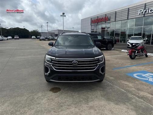 Deep Black Pearl Effect 2025 Volkswagen Atlas 2.0T SE w/Technology