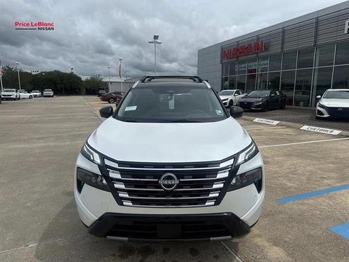 White / Black 2026 Nissan Rogue Platinum