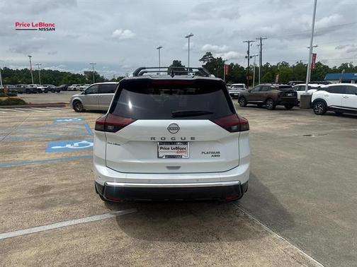 White / Black 2026 Nissan Rogue Platinum