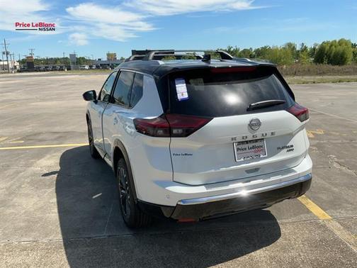 White / Black 2026 Nissan Rogue Platinum