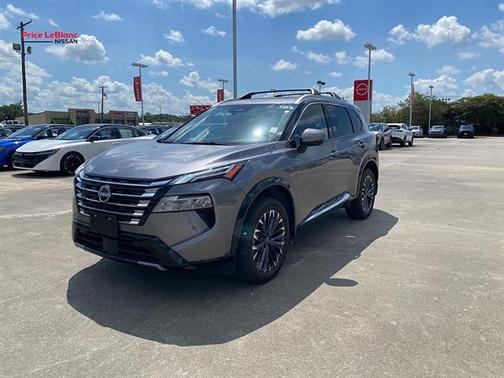 Gray 2025 Nissan Rogue Platinum