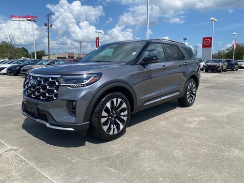 Carbonized Gray 2025 Ford Explorer Platinum