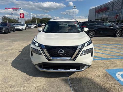 White 2023 Nissan Rogue Platinum