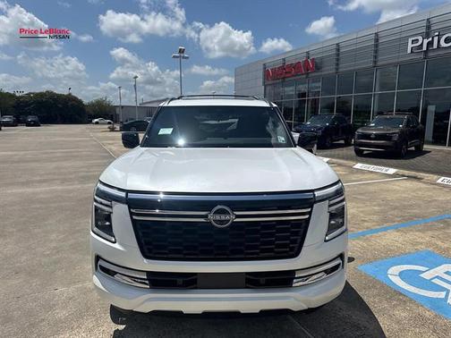 Aspen White Tricoat 2026 Nissan Armada Platinum