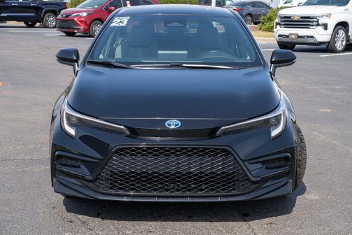 Midnight Black Metallic 2023 Toyota Corolla Hybrid SE