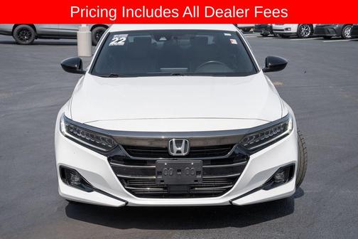 Platinum White 2022 Honda Accord Sport 1.5T