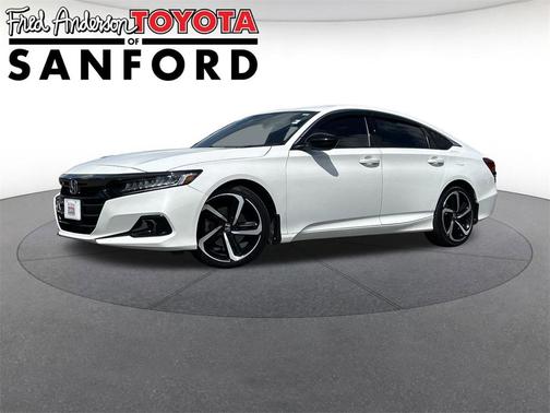 Platinum White 2022 Honda Accord Sport 1.5T