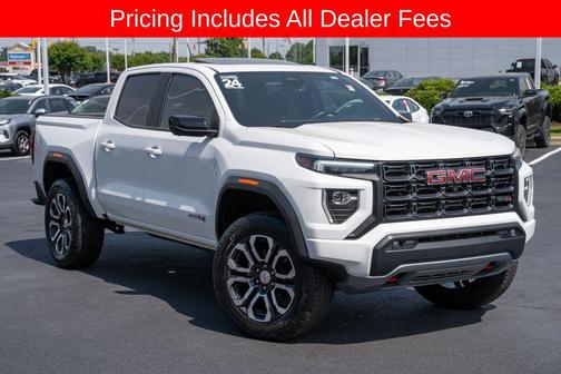 Summit White 2024 GMC Canyon AT4
