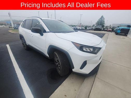 Super White 2021 Toyota RAV4 LE